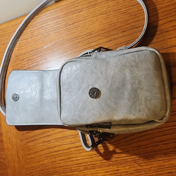 Grey crossbody bag - Picture 8 of 9